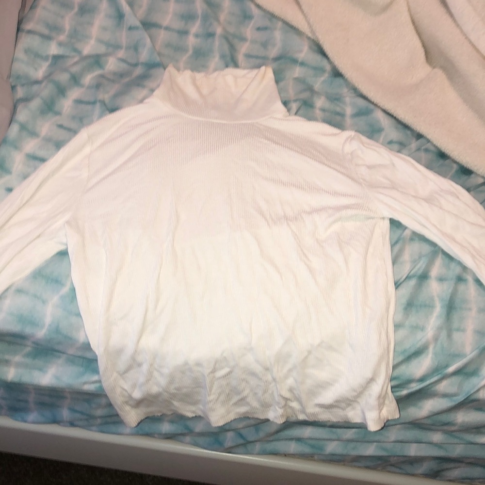 White turtleneck